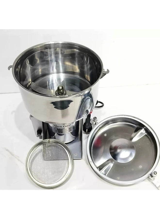 شظايا كريست مطحنة توابل كهربائية Slivers Criest بشفرات | هيكل من الفولاذ المقاوم للصدأ | سعة كبيرة | للاستخدام التجاري والمنزلي - Image 4